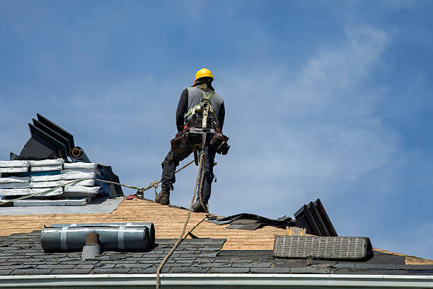 Professional Roofing technician working in Camillus, NY